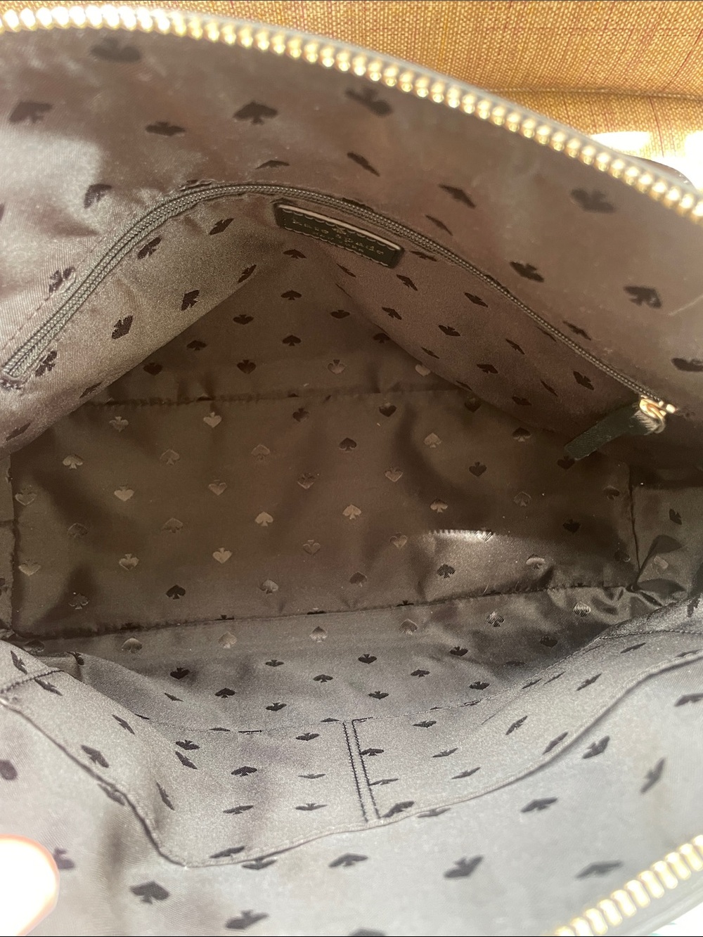 NWOT Kate Spade Black and Blush Bow Satchel with Detachable Strap - Picture 5 of 7